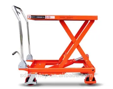 Manual Push Hydraulic Scissor Portable Platform Lift Table