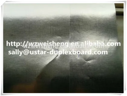 metallized paper for beer label, metallic beer label paper