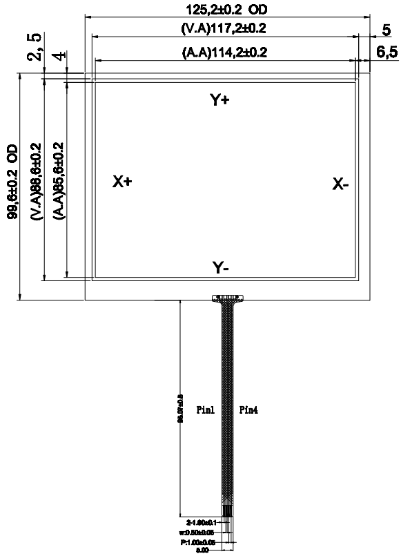 Smooth and Flat Touch Screen