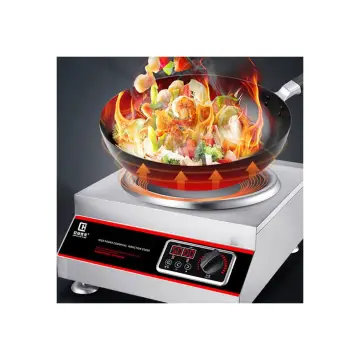 5000W Stainless Steel Commercial Induction Cooker