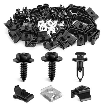 Universal Auto Fastener Clips for European and Japanese Cars
