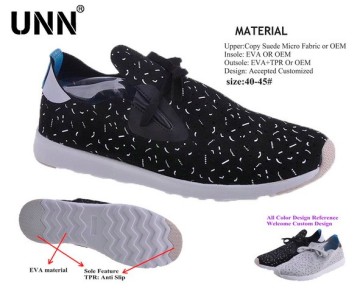man durable light weight work leather shoes eva outsole