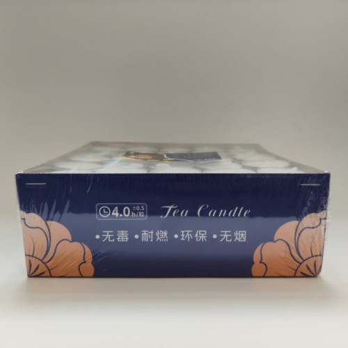 Export Quality 4hrs Tealight Candle Custom Packaging Service