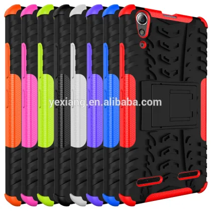 Wholesale cell Phone Case for Lenovo A6000 phone case with kickstand back cover