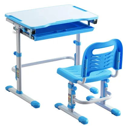 Writing Study Table Height Adjustable Children Desk