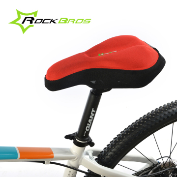Hot Sale RockBros 3D Silicone Gel Pad Bike Bicycle Cycling Cycle Seat Cover Ventilate Soft Cushion Saddle Cover For All Bikes