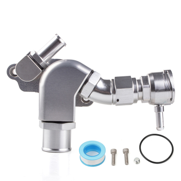 Aluminum Upper Coolant Housing with Filler Hose for K20A, K20A2, K20A3, K20Z1, K24A1 K Series Acura RSX Si