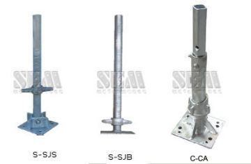Systems Scaffolding With 1.5" Swivel Screw Jack(s-sjb / S-sjs ) And Cuplock Caster Adapter
