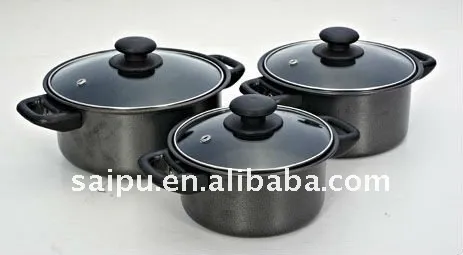 6pcs non-stick casserole set