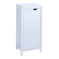 White single door storage cabinet