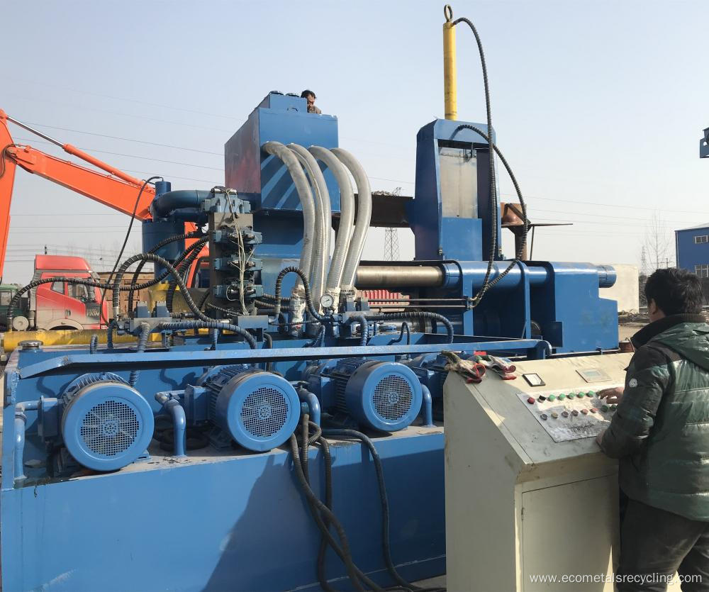 CE Horizontal Automatic Steel Turnings Briquette Machine