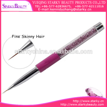 nail supplier 2016 DIY new Acrylic Nail Art Tips Design Pen nail striper Brush