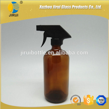 500ml Cheap and Attractive Amber Glass Boston Bottle