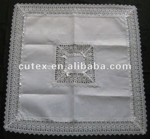 patchwork lace table cloth