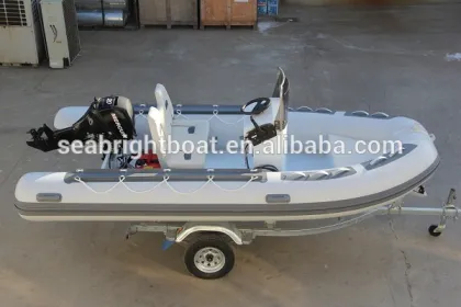 380cm 12ft CE Approved Aluminum Hull Customize Orca Hypalon RIB