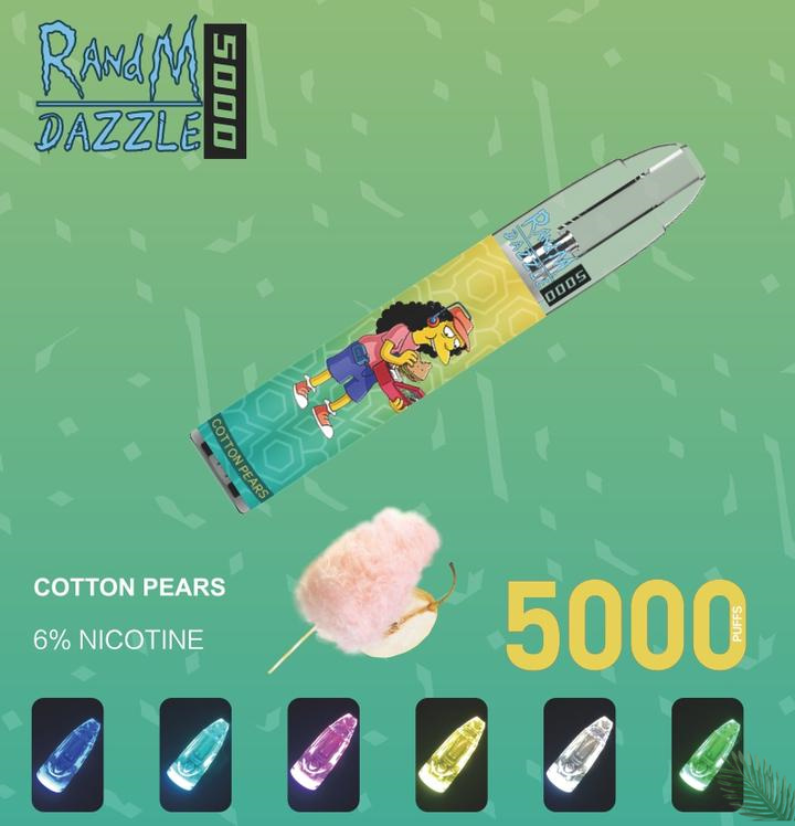 Randm pimestab 5000 RGB kerget hõõguvat