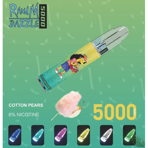 Randm Dazzle 5000 RGB -Licht leuchtet