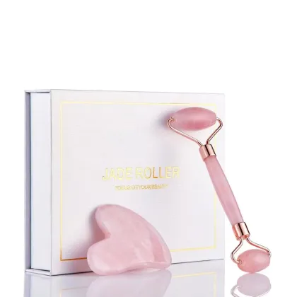 Jade Roller & Gua Sha: Ultimate Tools for Facial Beauty, Skin Care, and Muscle Relaxation
