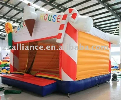 candy house inflatable house combos