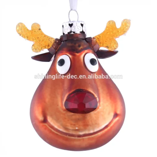 3D crystal Christmas Deer for holiday decoration