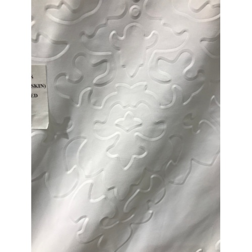 95gsm Putih 3D Embossed Microfiber Fabric