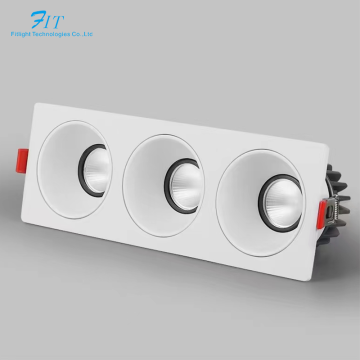 Adjustable 3-Head COB LED Grille Light - Good Price