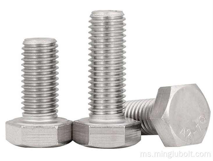 304 316 Nut Bolt Stainless Steel