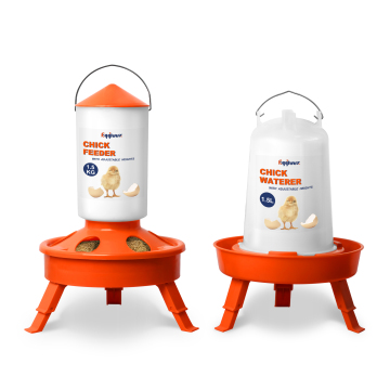 Kit de buveurs et de mangeoires de poulet volaille avec jambes - produit de vente chaude