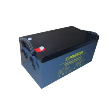 12v 260ah deep cycle battery golf car battery