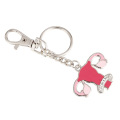 Custom Paw Print Keychain With Lobster Clasp