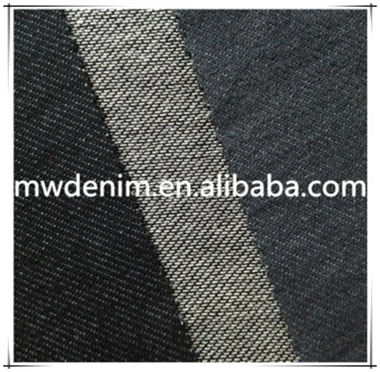 black twil knitted denim fabric knit denim fabric