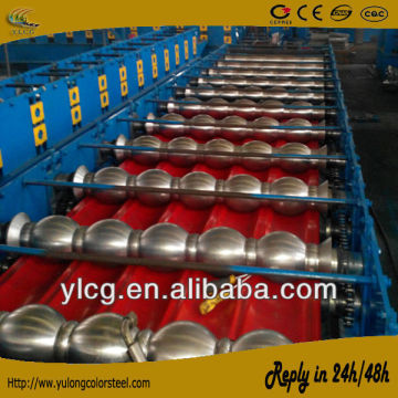 828 glazed tile metal sheet forming machine