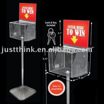 Welcome to Customize Acrylic Donation Box FZ-JC-01202