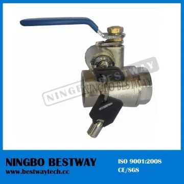 Brand High Performance Brass Anti-Theft Ball Valve