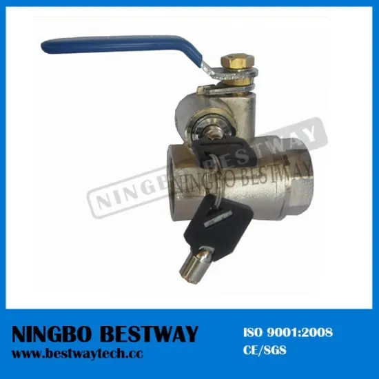 Brand High Performance Brass Anti-Theft Ball Valve