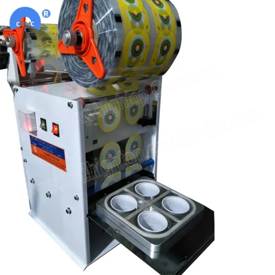 Desktop Bobble Boba Tea Cup Sealing Machine Sealer For Sale