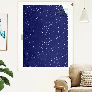 High Quality Printed Blackout Curtains with Removable Black Suction Cups