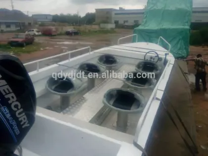 Aluminum ferry boat