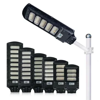 NIKO Outdoor LED Street Lights: Remote-Controlled, Sensor-Enabled, IP65 Waterproof, Available in 600W, 700W, and 800W with ABS Solar Technology