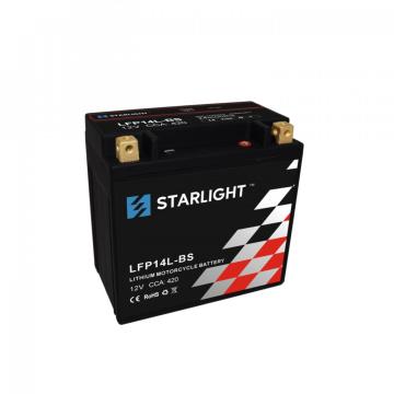 12.8V LFP14L-BS Black Lithium Motorcycle Battery