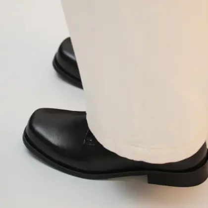 Kemayanni High-Quality Handmade Oxford Derby Shoes - Thick Leather Sole Casual Wear for Men and Women