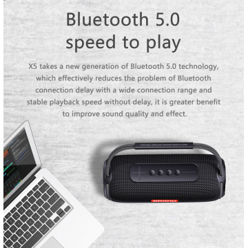 Draagbare Bluetooth-luidspreker met ingebouwde microfoon en 10 uur afspeeltijd