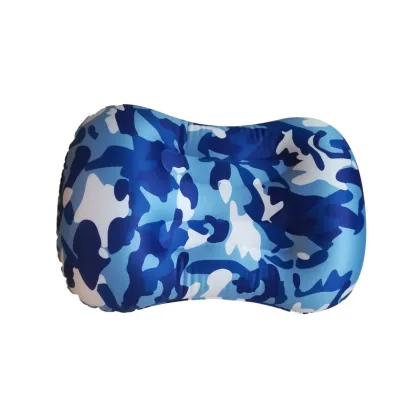Travel Portable Inflatable Waist Pillow with TPU Composite Elastic Fabric