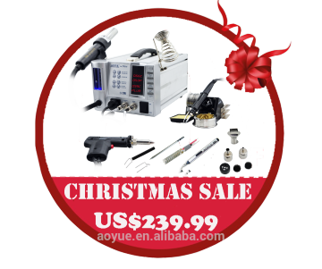 high quality soldering station Aoyue 2703A+ All in one Digital Hot Air Rework Station