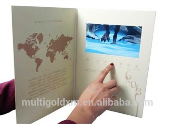 Good Quality 1.8"/2.4"/2.8"/3.5"/3.8"/4.3"/5"/7"/9"/10" Video Brochure, Video Greeting Card, Video Card