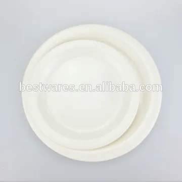 Creamy Round Melamine plate