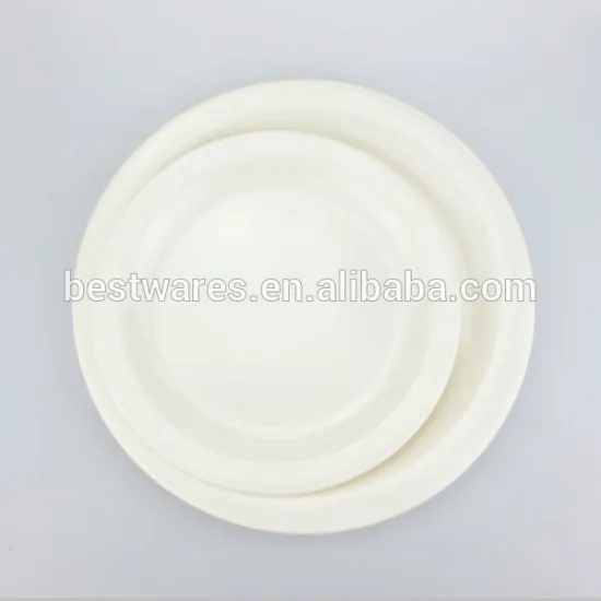 Creamy Round Melamine plate