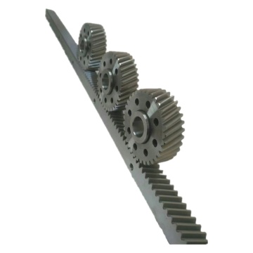 Black Oxide Steel Transmission: Helical Tooth Gear Rack and Pinion System for CNC Machine Linear Motion