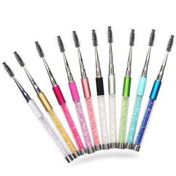 Professional Makeup Tools Kit: Disposable Eyelash Brushes, White Mascara Wands, Eyebrow Brushes, and Steel Combs