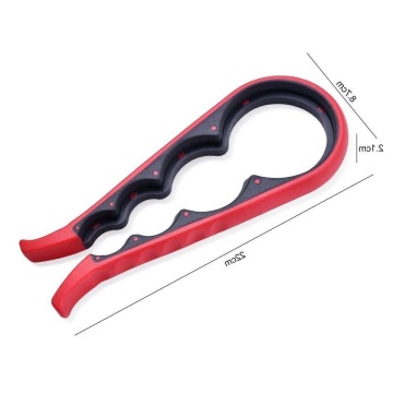 Tool accessoire de cuisine de bouteille d'ouvre-bouteille en plastique en plastique multi-fonction 4 en 1 - Gadgets de sécurité ménagers d'arrivée